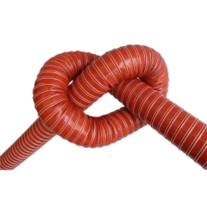 Industrial High Temperature Resistant Silicone Flexible Duct Hose Smooth Surface Cutting Service for Brake Cold Hot Air Intake