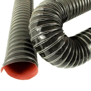 Industrial High Temperature Vulcanized Silicone Hose Flexible Flame Retardant Dryer Vent Duct for HVAC Systems Exhaust Parts