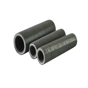 Industrial Hydraulic High Pressure Braided Air Rubber Hose Flexible Customizable Length Cutting Service
