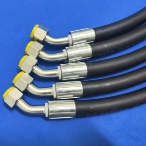 Industrial Hydraulic High Pressure Braided Rubber Hose Pipe Assembly Super Long Life Flexible NBR Custom Cutting Available
