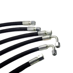 Industrial Hydraulic Rubber Hose 6mm-51mm Multi-Layer Wire Reinforced Gasoline/LPG/CNG Resistant Customizable Sizes