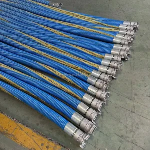 Industrial PTFE Petroleum Composite Hose for Chemical Delivery High Temperature Resistant Cutting Available Customized