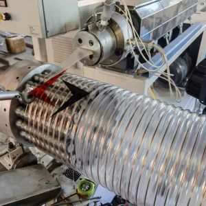 Industrial PU Steel Wire Spiral Hose Production Line Dust Collection & Material Transfer Tubing