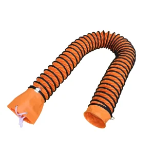 Industrial PVC Flexible Ventilation Air Duct UV Resistant Spiral Reinforced Exhaust Hose for Tunnel Construction Ventilation