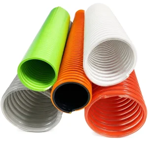 Industrial PVC Spiral Reinforced Hose High Strength Vacuum Hose for Water Pump Suction Drainage and Fluid Conveying