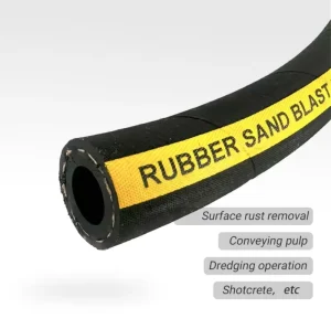 Industrial Sand Blasting Hose Sand Pump Pipe For Rust Removal Metal Cleaning In Shipbuilding Construction Industry