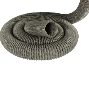 Industrial Style Flexible 10m Nylon Fabric Hose Ceiling Mounted Silent Exhaust Ventilation Duct Air Extractor for Hospitals