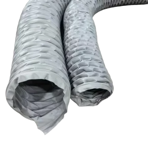 Industrial Style PVC Nylon Fabric Duct Hose Flame Retardant HVAC Systems Part for Workshop Ventilation Graphic Design Solution