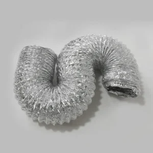 Industrial Suitable HVAC System Ventilation Hose Non-Insulated Double Wall Aluminum Composite Flexible Duct