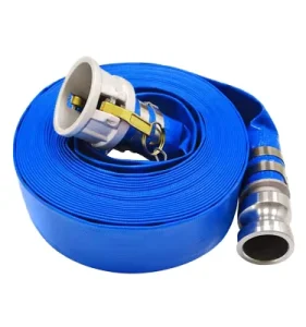 Industrial Water Transfer Heavy Duty PVC Layflat Hose Durable Plastic Tubes