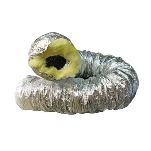 Insulated Aluminium Foil Air Extractor Ventilation Flexible Duct Hose Flex Ducting