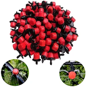 Irrigation Accessories 360 Degree Adjustable Irrigation Dripper Watering System Connector Garden Drip Head Irrigation Nozzle