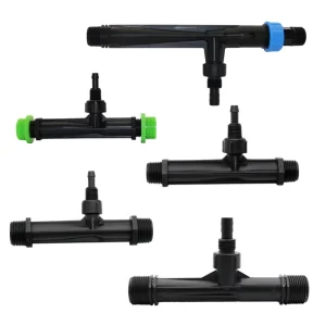 Irrigation Venturi Tube 1 2″ 3 4″ 1″ Male Thread Agriculture Venturi Fertilizer Injector Automatic Fertilization