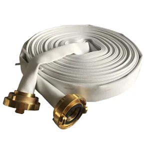 Jacked Red Polyester Yarn Quick Connection Fire Hose