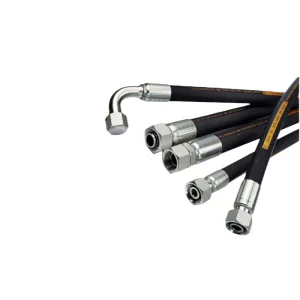 Jingwang High Pressure High Temperature Hot Water Steam Hydraulic Hose Pipe Cotton Thread Braid Reinforced Rubber Hose Cutting
