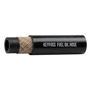 KEYFOSS INDUSTRIAL HOSE NITRILE FUEL OIL HOSE 300PSI Synthetic Rubber High Strength -32°C~82°C RUBBER HOSE