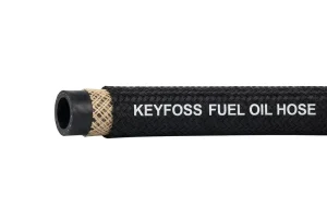 KEYFOSS INDUSTRIAL HOSE TEXTILE COVER FUEL OILHOSE LPG HOSE 300PSI CONSTRUCTION MINING GAS STATION AGRICULTURE RUBBER HOSE