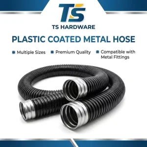 Kaitian Model 20 Black Galvanized Steel Flexible Hose Plastic coated Corrugated Flame retardant 1/4 Pipe Threading Cable Conduit