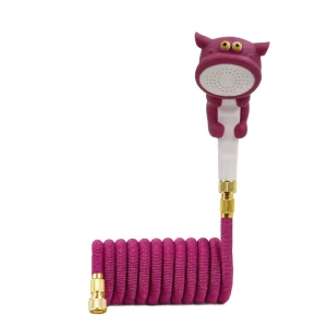 Kids Cartoon Nozzle Expandable Water Hose Set Flexible Stretch Garden Hose for Backyard Shower Water Fun Bathing