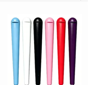 King Size Flip Cap Pop Top Plastic Conical Rolls Tubes Easy Open End Packaging Tube