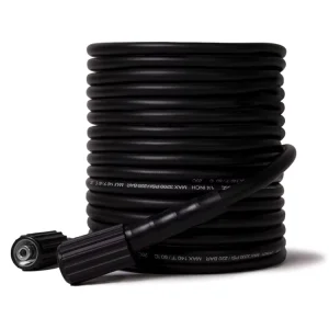 Kink Resistant 3200 PSI 1/4″ 50 FT High Pressure Washer Hose Replacement With M22-14mm Thread 15m Heavy Duty Bend Restrictor