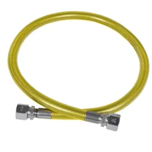 Kitchen Yellow Corrugated Natural Gas Water Heater Cooker Pipe Corrugated Extension Hose