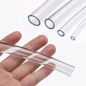 Kuliwei Clear Flexible PVC Plastic Tubing Transparent Water Oil Air Delivery Hose for Liquid Transfer Equipment Connecting Pipe