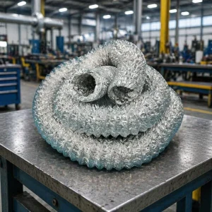 L PVC Factory Direct Aluminum Foil PVC Flexible Air Duct Eco friendly Ventilation Hose HVAC System Hospital