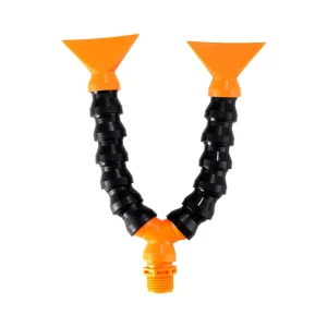 LAI XIN Factory Direct 1/4″ 3/8″ 1/2″ 3/4″ POM Y-type Connector for CNC Machine Flexible Plastic Water Oil Cooling Pipe Hose