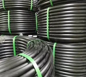 LDPE Agricultural Drip Hose Pipe Farm Water Saving Irrigation System Tube for Garden Greenhouse Irrigation Black ISO Certified