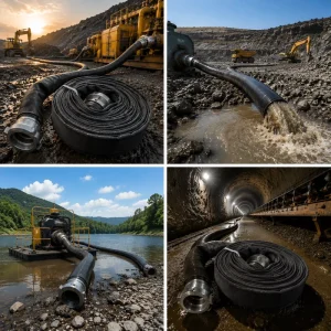 LONGXI High Quality 4 Inch TPU Black Mining Hose 12kg Ore Drilling Equipment 1 Year Warranty Jiangsu Origin Video