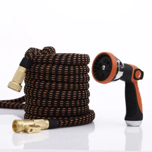 LYF-1023 Factory Magic Hose 2.2X Expandable High Pressure Durable Garden Hose Spray Nozzle Polyester