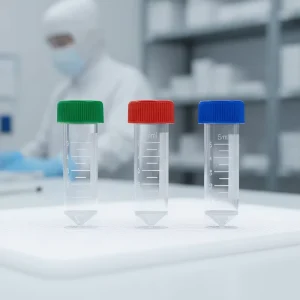 Lab Plastic Cryovial Tube Clear 5ml Flat Bottom Cryo Tube Test Tube Cryotube