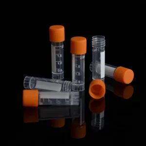 Lab Supplies Bacterial Culture OEM IMEC Plastic Durable Polypropylene Conical Self Standing Cryogenic Freezing Tubes