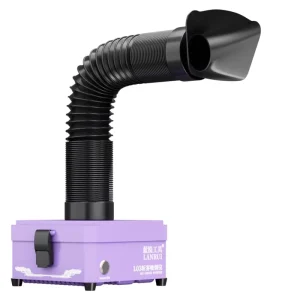 Lanrui L03 Fog Slayer Smoke Extractor Three Layer Filtration Metal Construction Brushless Motor Mobile Phone Repair Motherboard