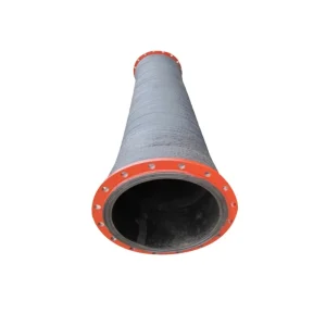 Large Caliber Black Steel Wire Skeleton Rubber Hose Mining Drainage Suction of Water Sediment and Mud Black Discharge Hose