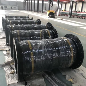 Large Diameter 8 Inch 10 Inch 12 Inch Dredge Hose Flexible Flange Dredging Rubber Hose