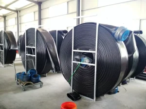 Large Diameter Black 12inch Fracking Hose Layflat Slurry Drag Water Delivery TPU Hose for Agriculture Drainage