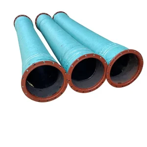 Large Diameter Braided Mud Discharge Water Suction Flexible Connecting Flange Dredging Rubber Hose
