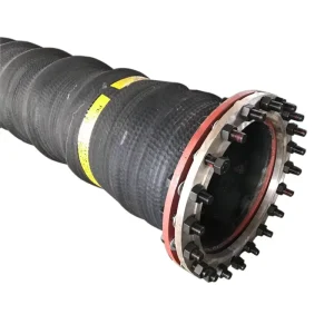 Large Diameter Corrugated Surface High Tensile Steel Reinforced Wear-Resistant Rubber Hoses Dredging Water Suction Discharge