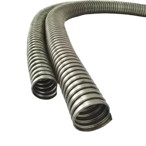 Large Diameter Corrugated Tube Flexible Metal Corrugate Conduit Explosion proof Flexible Hose SS201 SS304 SS316 Flexible Conduit