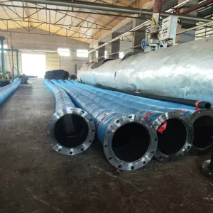 Large Diameter Flange Dredging EPDM Rubber Dredging Pipe with High Strength and Wear Resistant Features for Sand Stone Discharge