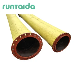 Large Diameter Flange Type Dredging Drainage Pipe Rubber Steel Wire Skeleton Hose Mining Suction Discharge Mud