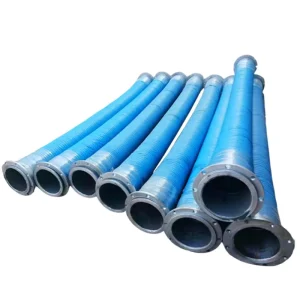 Large Diameter Flanged Rubber Hose Chemical Resistant Heavy Duty Industrial Hose for Pipe Connections Durable & Flexible