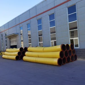 Large Diameter Rubber Hose ISO 7326 Certified Weatherproof Slurry Pipe for Mining Construction