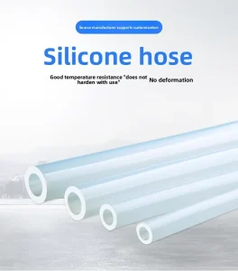 Large Diameter Silicone Hose Industrial Food Grade Suction Discharge Pliable Steel Wire Reinforced Custom Length