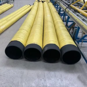 Large Diameter Wear Resistance Flexible Water With Flange Rubber Suction and Discharge Hose