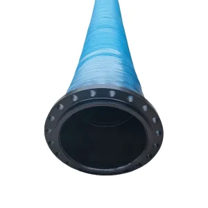 Large Diameter Wire Braided Rubber Abrasion Resistant Dredge Hose Custom Sand Suction Discharge Pipe for River Dredging Port