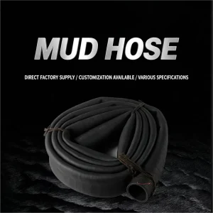 Large Diameter Wrapped Rubber Mud Hose Reinforced Water Delivery Suction Discharge for Piling Machine Slurry Pump Drilling