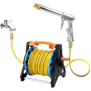 Large Four Seasons Plastic Water Pipe Truck Rack Garden Hoses Reels Car Washing with Hose Winder Manufactured Storage Solution